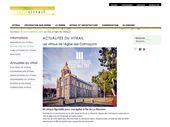 Le site InfoVitrail annonce la création et la bénédiction des vitraux des Colimaçons 